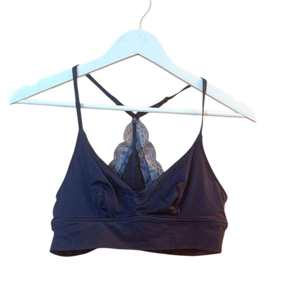 Aerie Size Medium Blue Lace Bralette